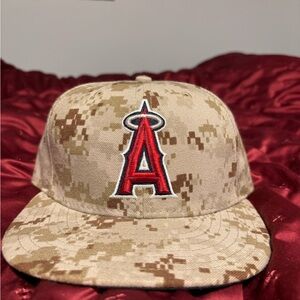 Camo new era angles hat size 7 1/8